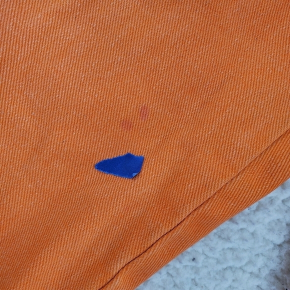 Vtg Levis 569 Orange Jeans Hi Rise Taper Crop Denim Ws 12 29x24 900 Series 12/92 - Picture 16 of 16